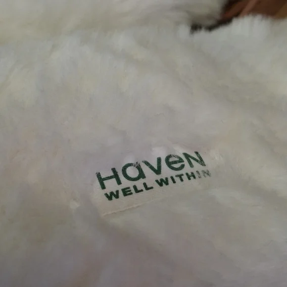 Haven Well Within Leather Brown Slippers Faux-Fur Lining Slides Women Size 9 - Picture 2 of 16